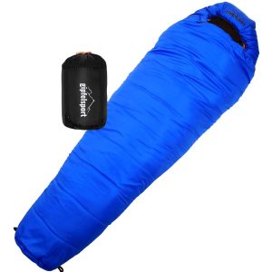 gipfelsport Mumienschlafsack - Outdoor Schlafsack für Erwachsene und Kinder