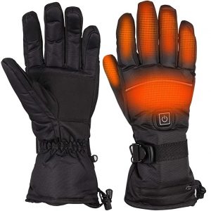 Beheizbare Handschuh 3.7V/4000mAh 3-Stufen Temperaturregelung und Touchscreen Winterhandschuhe